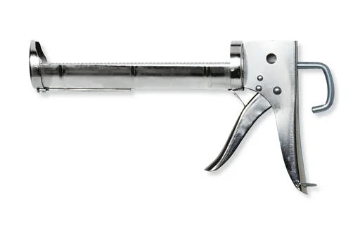 "Cartridge gun half-shell, galvanized image"