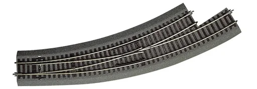 "Curved switch left BWl5/6 for manual operation, with bedding image"