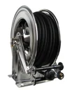 Hose reel OSM610 made of stainless steel with 30 m high-pressure hose