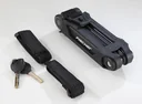 Folding lock with holder