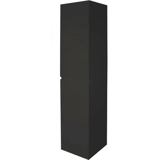 "Concept bath tall cabinet left black fsc image"
