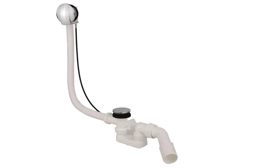 "Bath drain and overflow fitting - 1 1/2" with eccentric image"