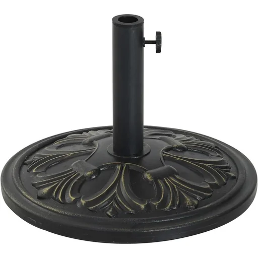 "Parasol base umbrella stand umbrella holder 13 kg Ø35/Ø38/Ø48mm antique bronze Ø48 x 34 cm image"