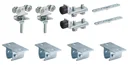 Sliding gate fitting type 30 for 1 m sliding gate for ceiling mounting