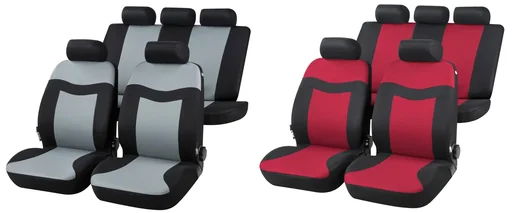"Car seat cover Rockford red image"
