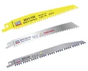 Reciprocating saw blade set 3-piece for wood