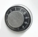Magnetic timer, stainless steel, mechanical short-term alarm clock