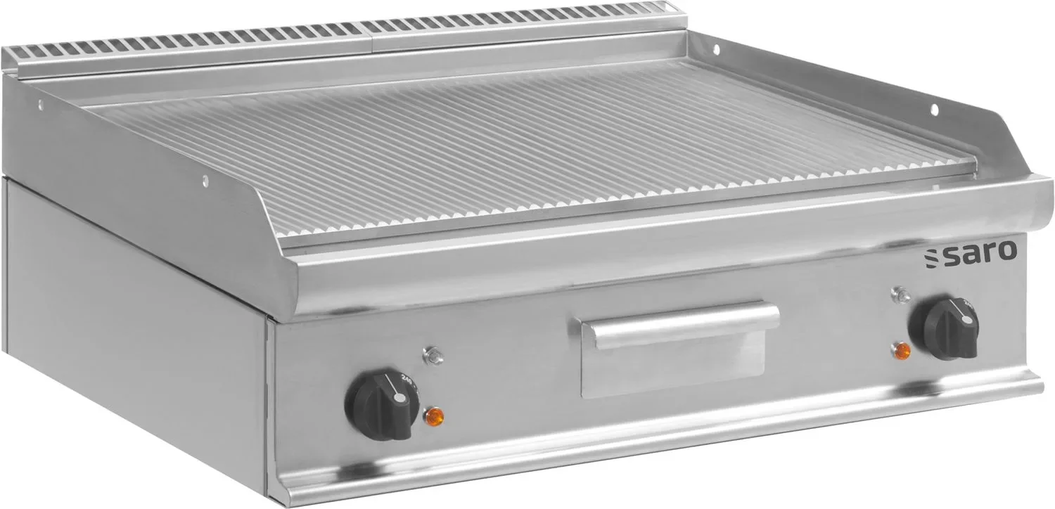 "Saro płyta grillowa elektryczna - Model E7/KTE2BBR, Profesjonalna, nierdzewna stal image"