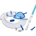 8-piece pool cleaning set including telescopic handle, water thermometer and much more
