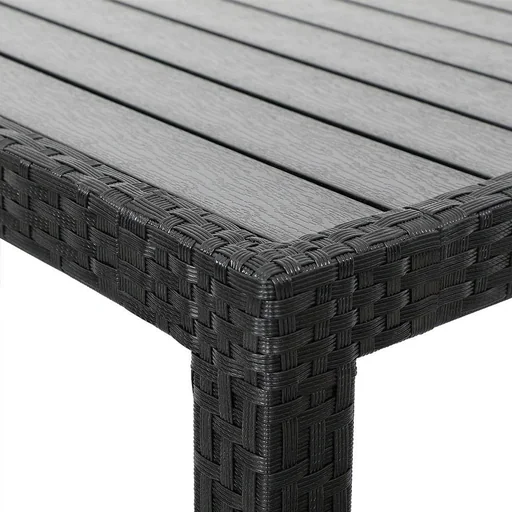 "Garden set polyrattan bench Riga - 13 pieces and stackable image"