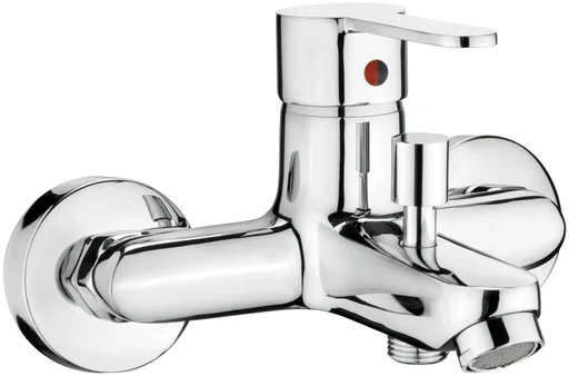 "GAIA chrome single-lever bath mixer image"