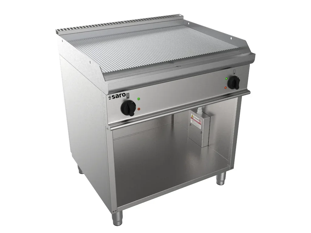 "Saro płyta grillowa elektryczna z otwartą podstawą - Model E7/KTE2BAR image"