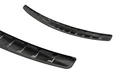 Stainless steel loading sill protection, Mercedes C Class W205 Sedan, 2014-2018, FL 2018> - graphite/black Line.