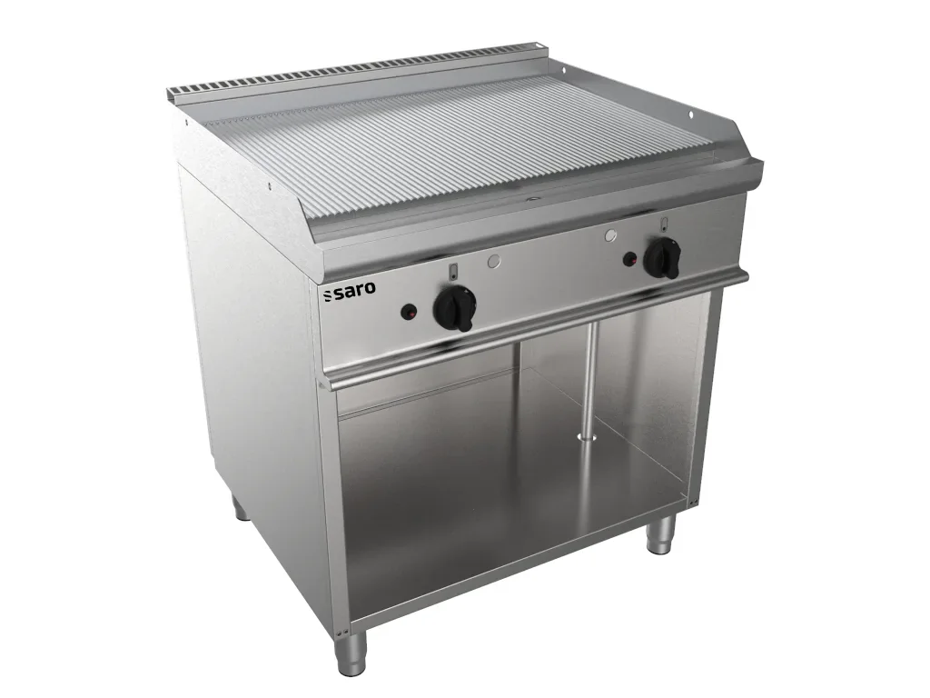 "Saro płyta grillowa gazowa, grill gazowy stołowy z otwartą podstawą - Model E7/KTG2BAR image"