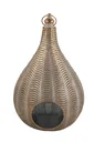 Oriental lantern made of metal in gold