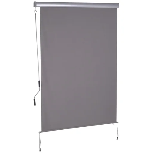 "Roller blind with hand crank image"