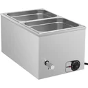 Bain-Marie food warmer 1500 W GN 1/2 made of stainless steel