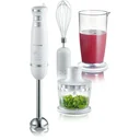 Hand blender set - white - 600 watts - stainless steel