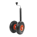Double support wheel with PU tires - puncture-proof - 300 kg