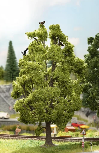 "Tree with birds chirping image"