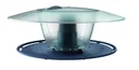 Birdhouse ROUND, stone grey