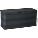 Garden box 117x45x56 cm black