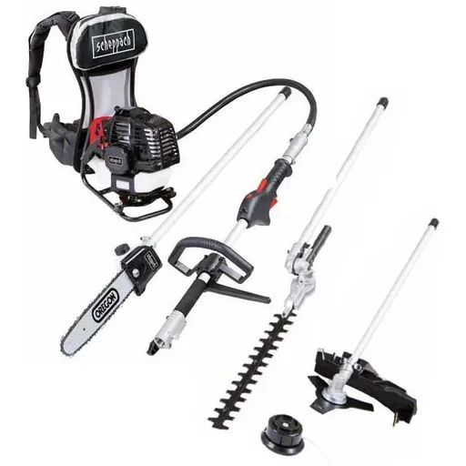 "4-in-1 Petrol Multitool MFH5300-4BP - Tieflöffel | 51.7cc | 2-stroke | 1300W image"