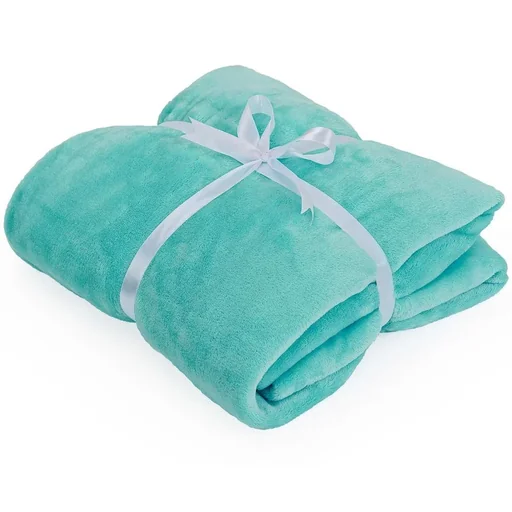"Blanket - bedspread 240x220cm - light blue image"