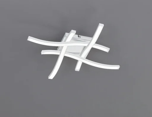 "LED ceiling light ROUTE, 4x5 W, 4000K, 4x500 lm, matt white, plastic white image"