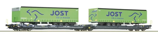 "Double-pocket articulated wagon T3000e, CEMAT image"