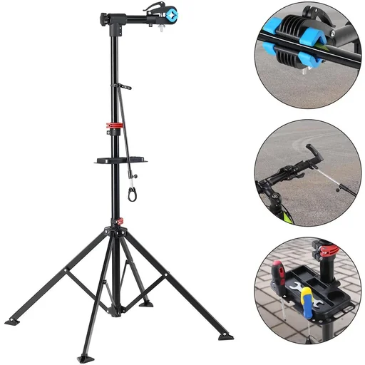 "Height-adjustable bike stand for up to 30 kg image"