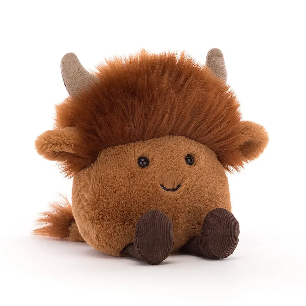 "Jellycat Pluszak, maskotka - Amuseabean Highland Cow image"