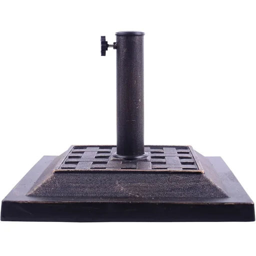"Umbrella stand holder 9kg 38/48mm resin bronze image"