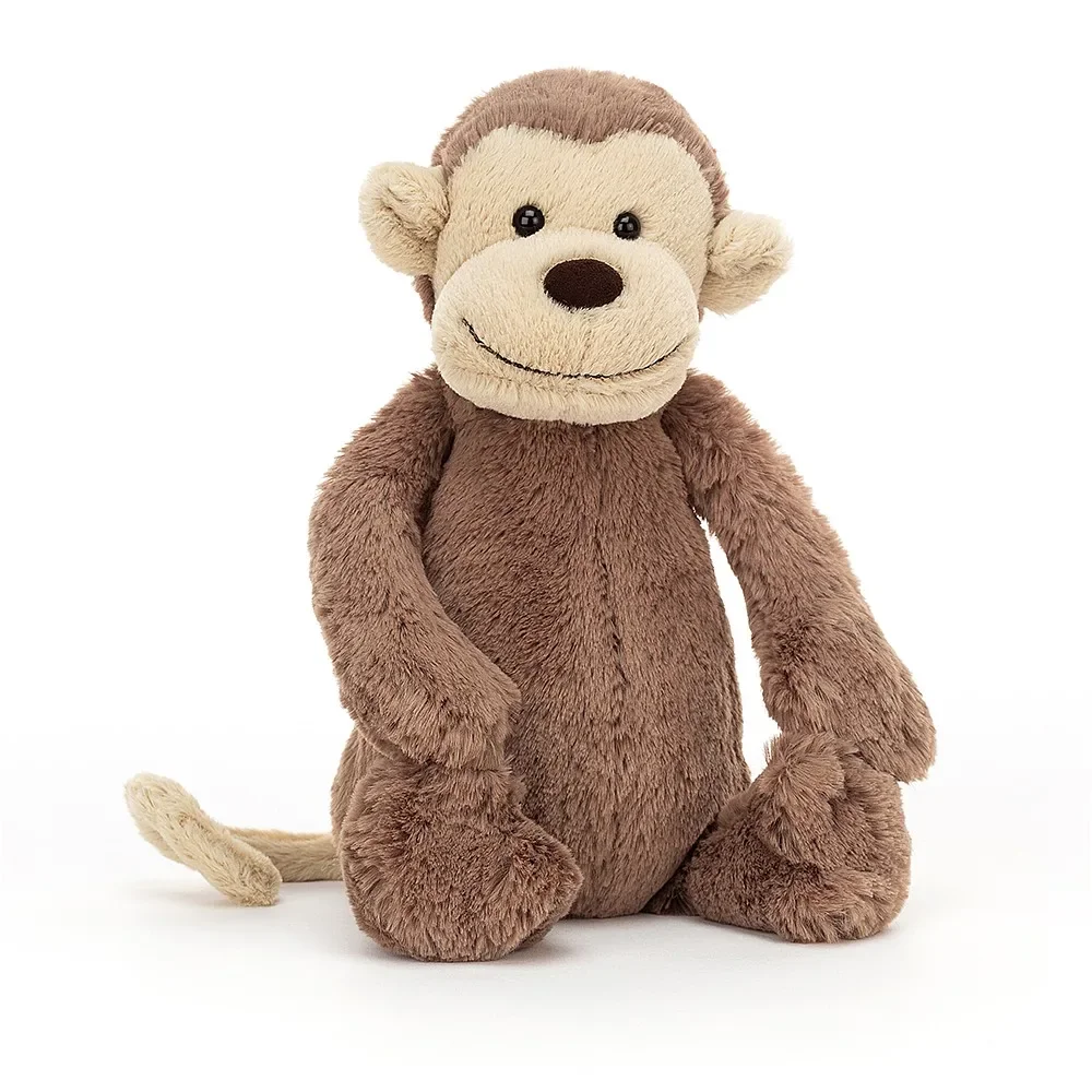"Jellycat Pluszak, maskotka - Bashful Monkey, 18x9 cm image"