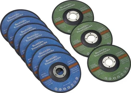 "Cutting disc set 10 pcs. - 125 mm image"