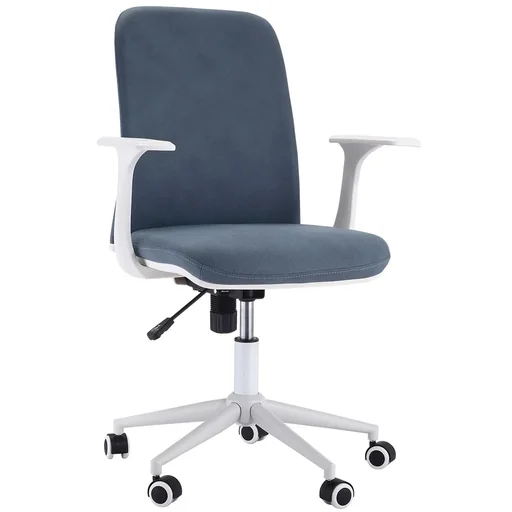 "Office chair with rocker function Home office chair Height adjustable desk chair ergonomic 360° swivel wheels foam image"