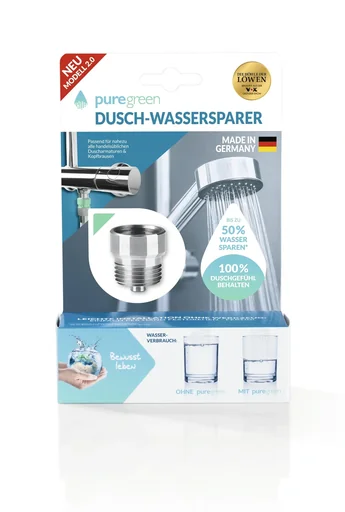 "Water saver for the shower image"