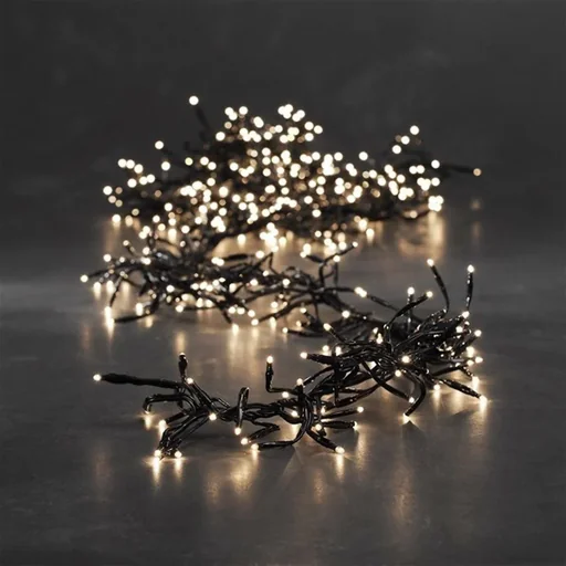 "LED light chain cluster warm white 1000 stuks 25 meter image"