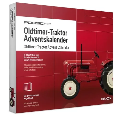"Porsche Vintage Tractor Advent Calendar image"
