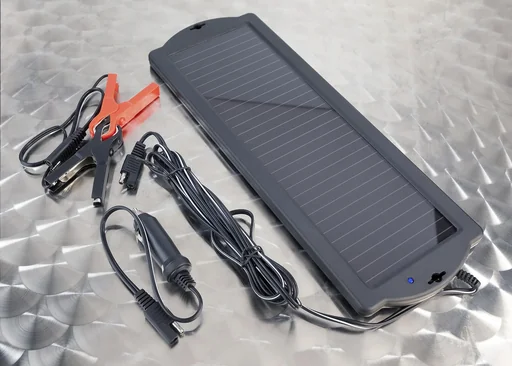 "Solar trickle charger image"