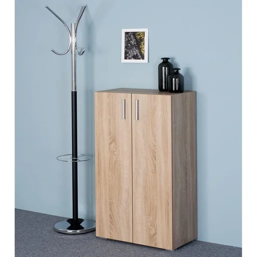 "Multifunctional cabinet oak - 3 compartments image"