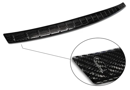 "Falcon loading sill protector REAL CARBON, Mercedes CLA II Sh. Br. X118, 2019>. An elegant and sporty design. image"