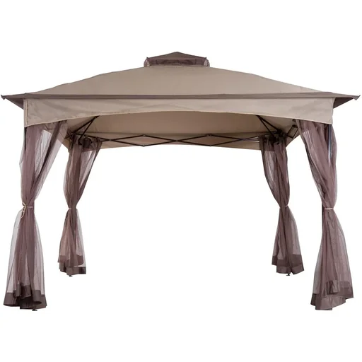 "Pavilion folding pavilion garden tent khaki 3.25x3.25x2.95cm image"