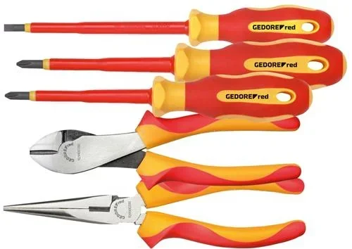 "VDE tool set 2x pliers + PH + SL 5-piece image"