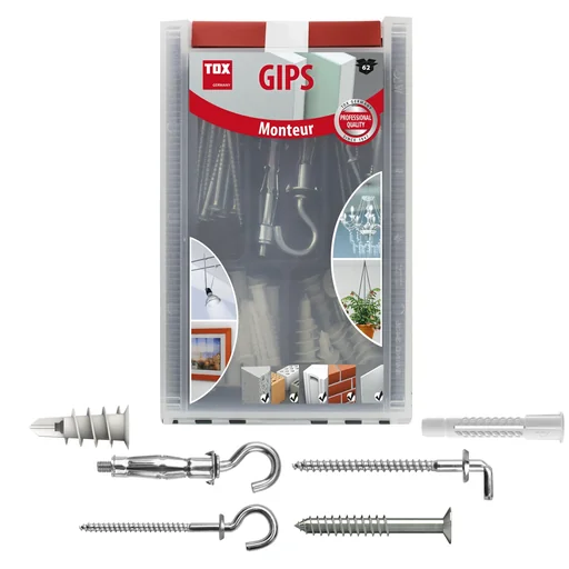 "Cavity assortment for fitters plaster, 62 pieces image"