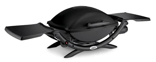 "Gas grill Q 2000, black, with side tables image"