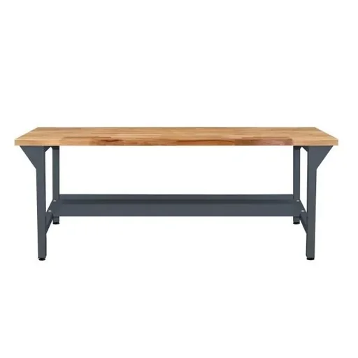 "Workbench / work table basic model 2, RAL7016, H850xD750xL2000mm image"