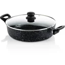 Black Marble Frying Pan - 28 cm