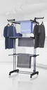Tower clothes airer XXL, black/silver