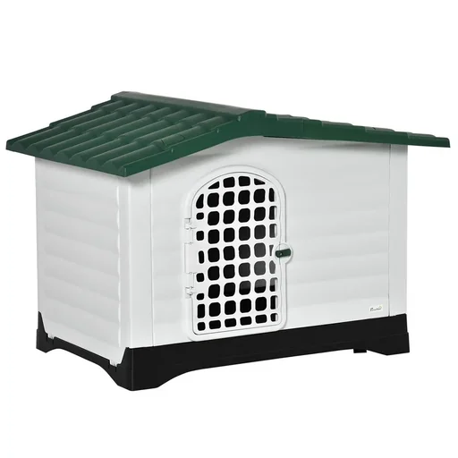"Outdoor Dog Kennel Dog House Pet Accessories Dog Supplies Pet Supplies with Roof Hatch Gate Shelter for Medium-Sized Dogs image"